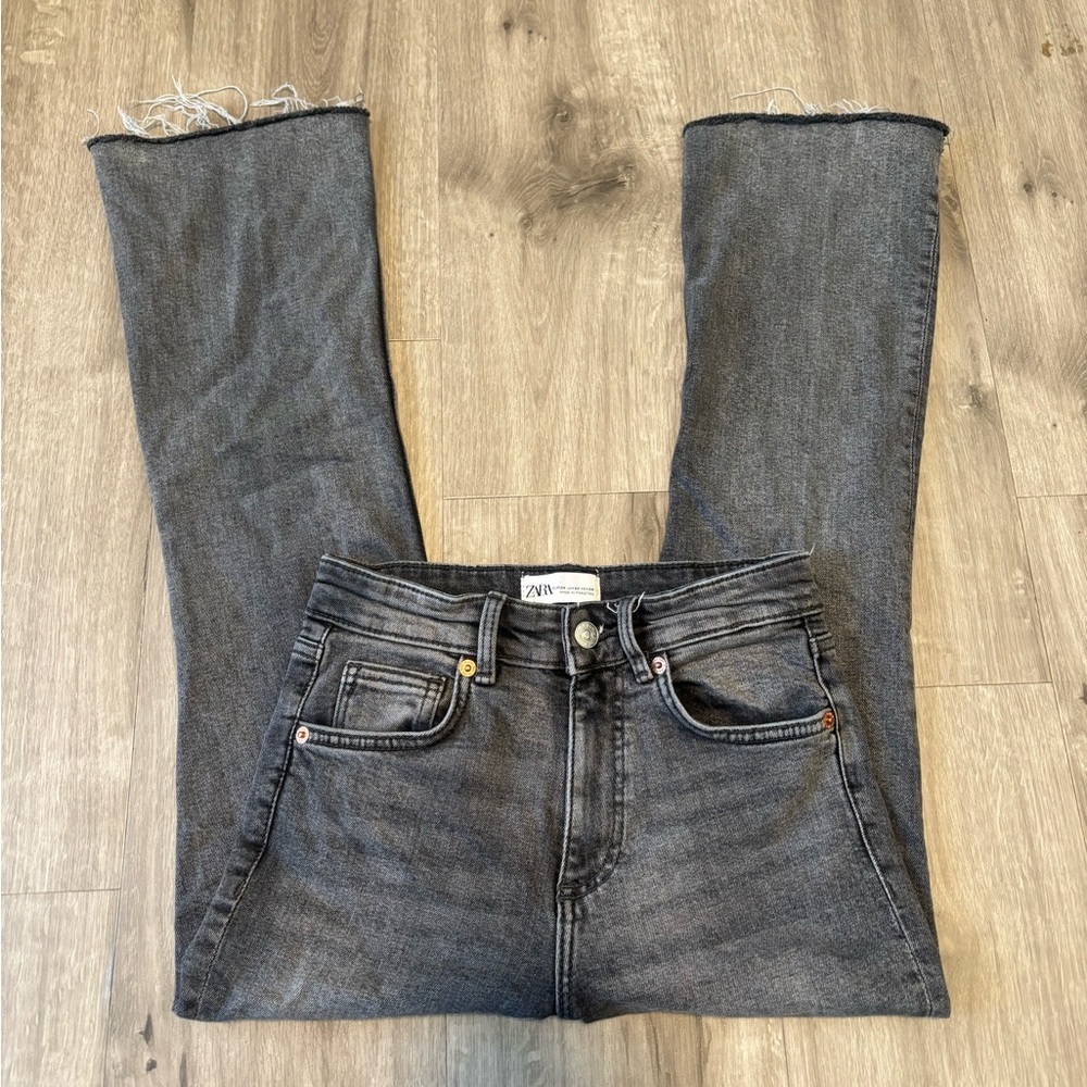°❀ ZARA | Denim black bootcut jeans °❀